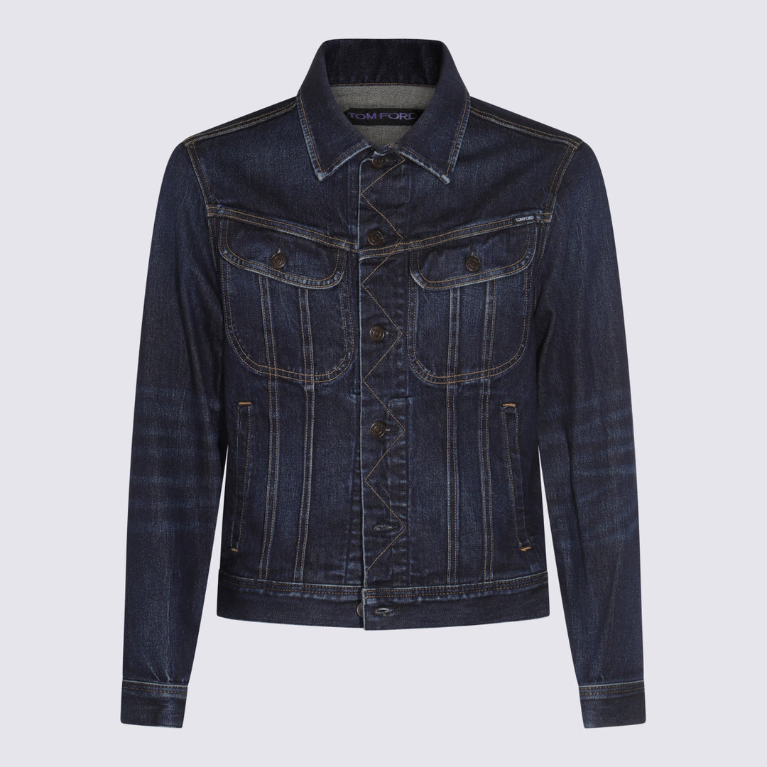 Tom Ford Jackets - DEEP INDIGO | e7a3e5c31178dcf57ef9eacc18f1d46fa2ddc2e0