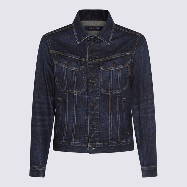 Tom Ford Jackets - DEEP INDIGO | e7a3e5c31178dcf57ef9eacc18f1d46fa2ddc2e0