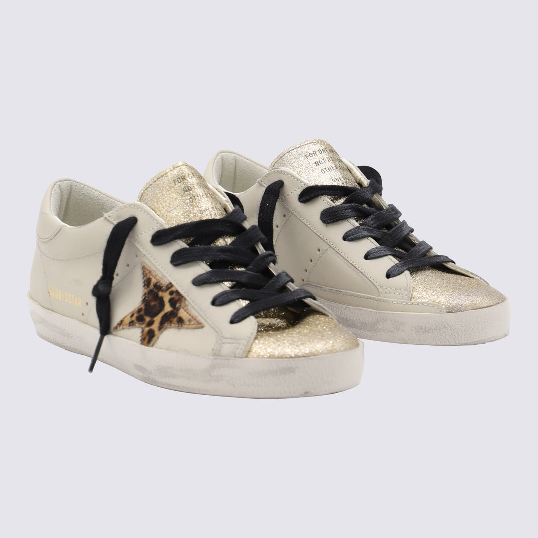 Golden Goose Sneakers - LIGHT BEIGE/DARK RED | da929dcfc5c99b4025847b4d8a1178a344e08c41