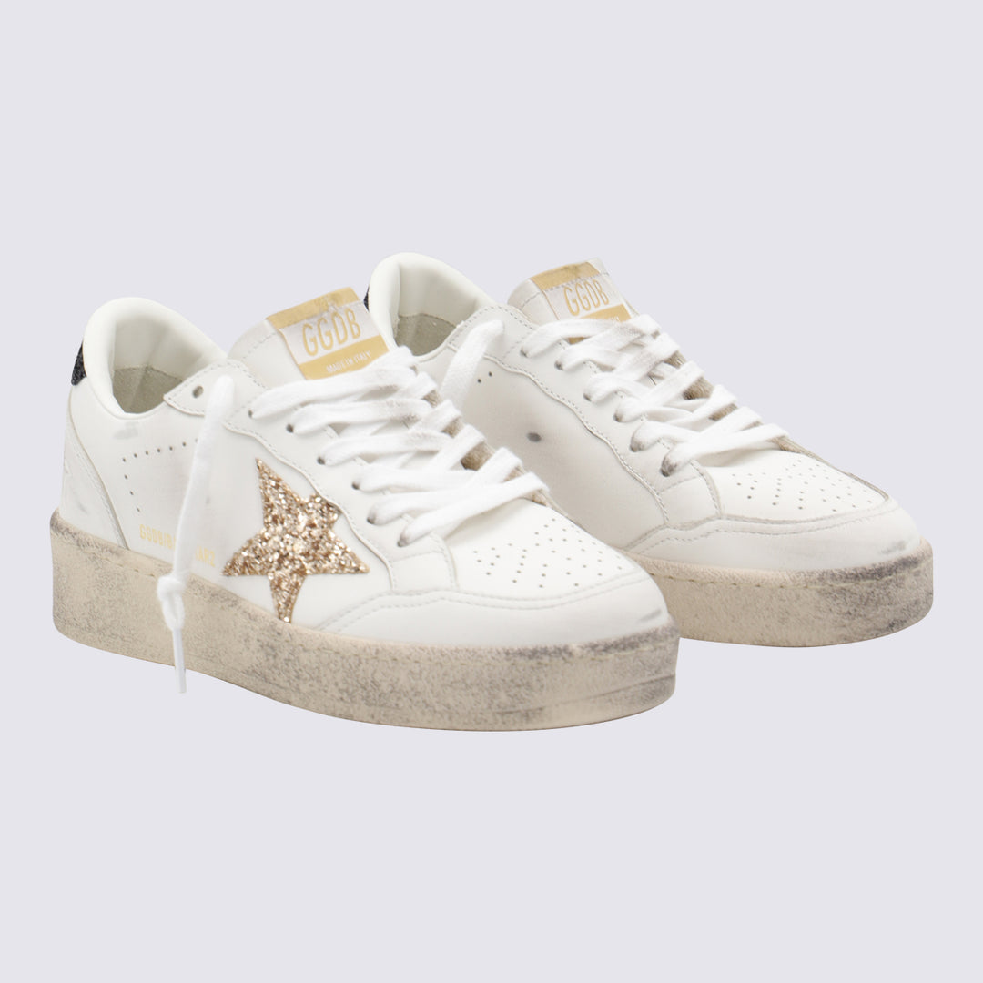 Golden Goose Sneakers - WHITE/GOLD/BLACK | 4b85d72aec430c838bed33395126b5e0171d345e