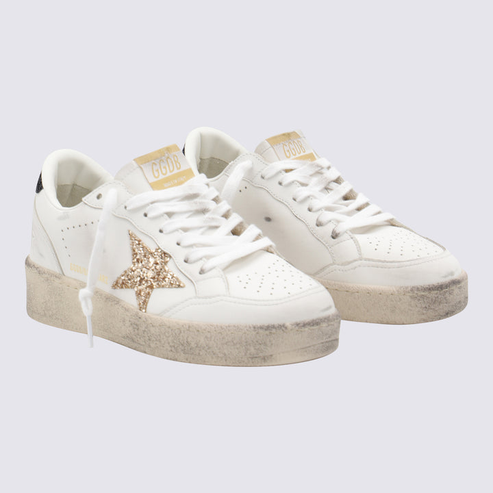 Golden Goose Sneakers - WHITE/GOLD/BLACK | 4b85d72aec430c838bed33395126b5e0171d345e
