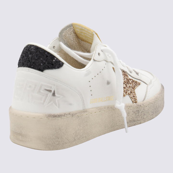 Golden Goose Sneakers - WHITE/GOLD/BLACK | b3f02b8e8934b74ae00999c89d6d827f5a92f32b