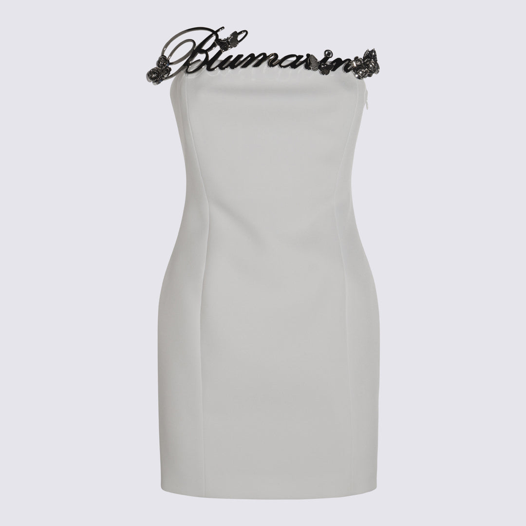 Blumarine Dresses - WHITE PEARL | 50db347e785d175a5f7d09bbcc9ff3158023800c