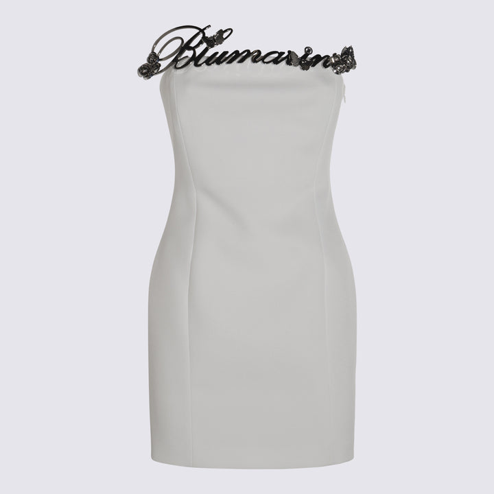Blumarine Dresses - WHITE PEARL | 50db347e785d175a5f7d09bbcc9ff3158023800c