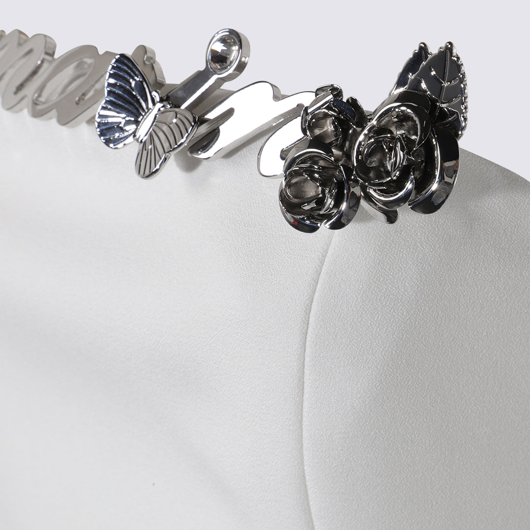 Blumarine Dresses - WHITE PEARL | 0031369c7303962c3cf6e44c0189e9daeff38ccf