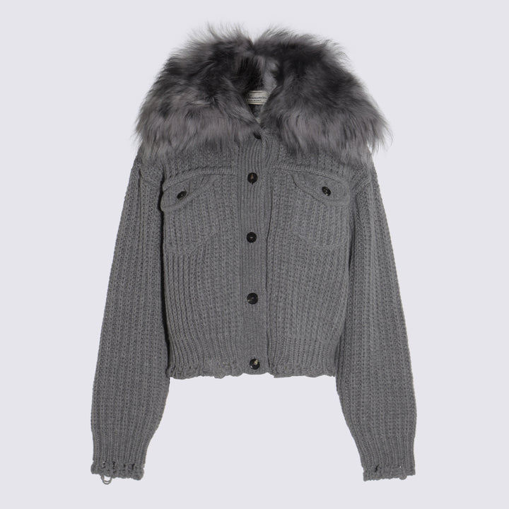 Blumarine Jackets - GREY EXCALIBUR | a501300f6b8419c10dcfc1f0421fdf56f61393ee