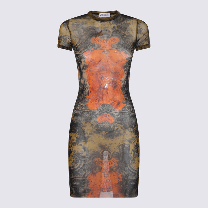 Jean Paul Gaultier Dresses - BLACK/KHAKI/ORANGE | f70de3e81aa4d40838b3233a7466dedda6d6cba2