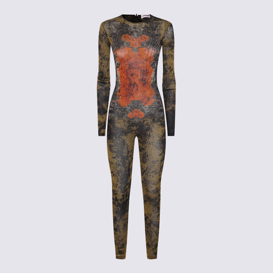 Sweaters Black/Khaki/Orange