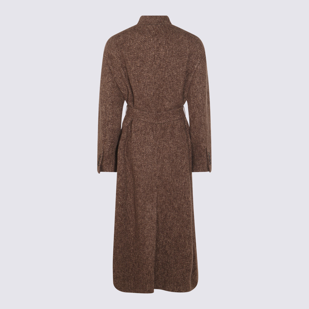 Brunello Cucinelli Coats - Brown | 7e123e97cbfa9a8c05f789f1db896863c8d4e4c6