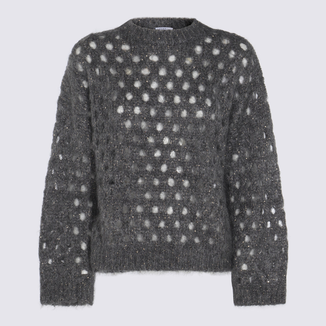 Brunello Cucinelli Sweaters - Blacks and greys | 9fc7df853a6dc0ca9c284504b3cb11e846264fa0
