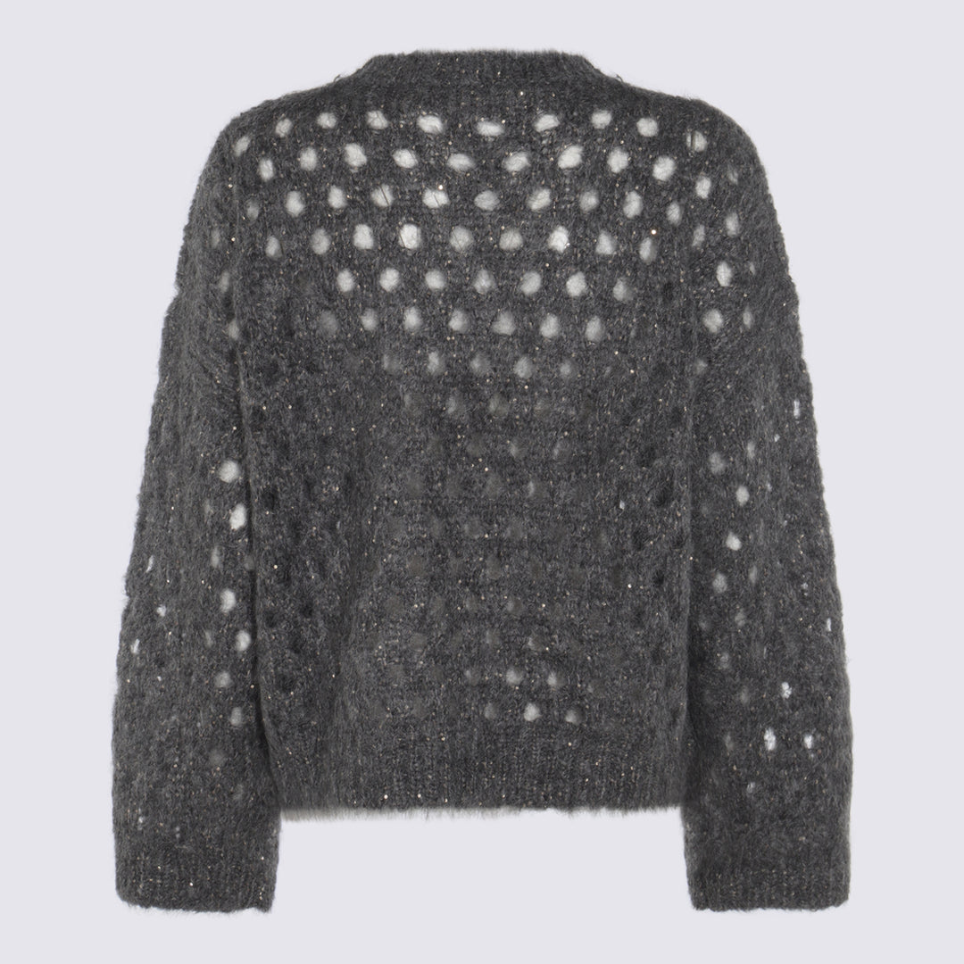 Brunello Cucinelli Sweaters - Blacks and greys | 7a719fe80ab05e83a7976f959f51f431c6be3d25