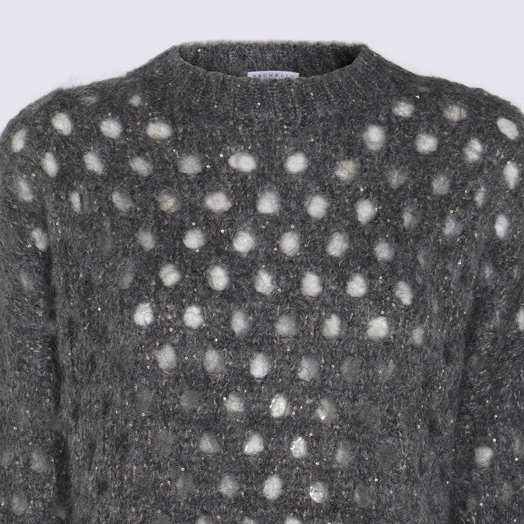 Brunello Cucinelli Sweaters - Blacks and greys | c1d6daf9c942c8ac580509f8d8a94a918f542fd1