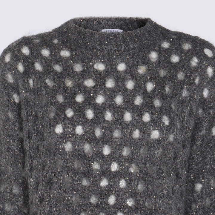 Brunello Cucinelli Sweaters - Blacks and greys | c1d6daf9c942c8ac580509f8d8a94a918f542fd1