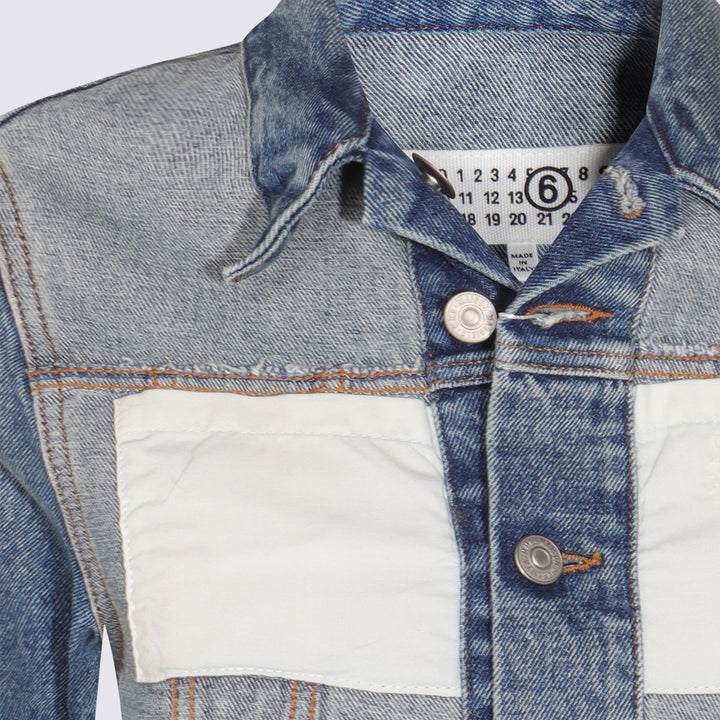 Mm6 Maison Margiela Jackets - MEDIUM BLUE | fc328fd217698a2d9d6bd221597dc37285b16118