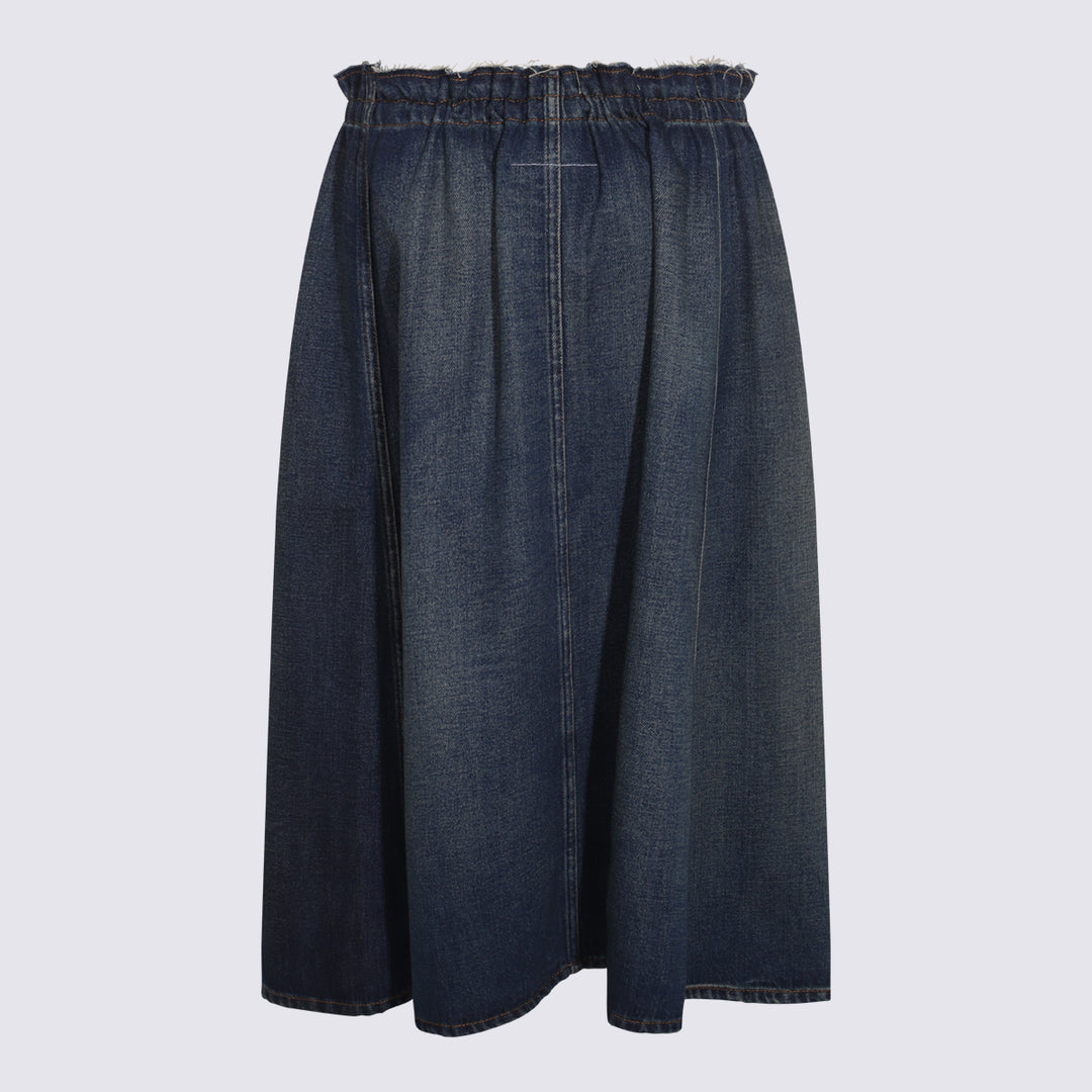 Mm6 Maison Margiela Skirts - MEDIUM BLUE | d6ecc43076f3ba62113b6b4016b5c98982ecc568
