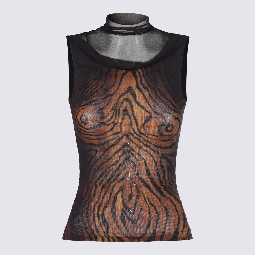 Jean Paul Gaultier Top - Blacks and greys | 8d848fe746ae38f29664bb864f24f30a463c6977