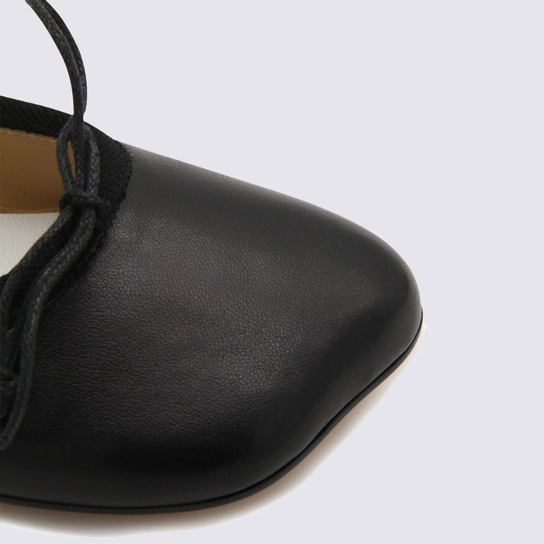 Mm6 Maison Margiela Flat shoes - Blacks and greys | 8434fe8af93b08754892fac220c0032c3be175b6