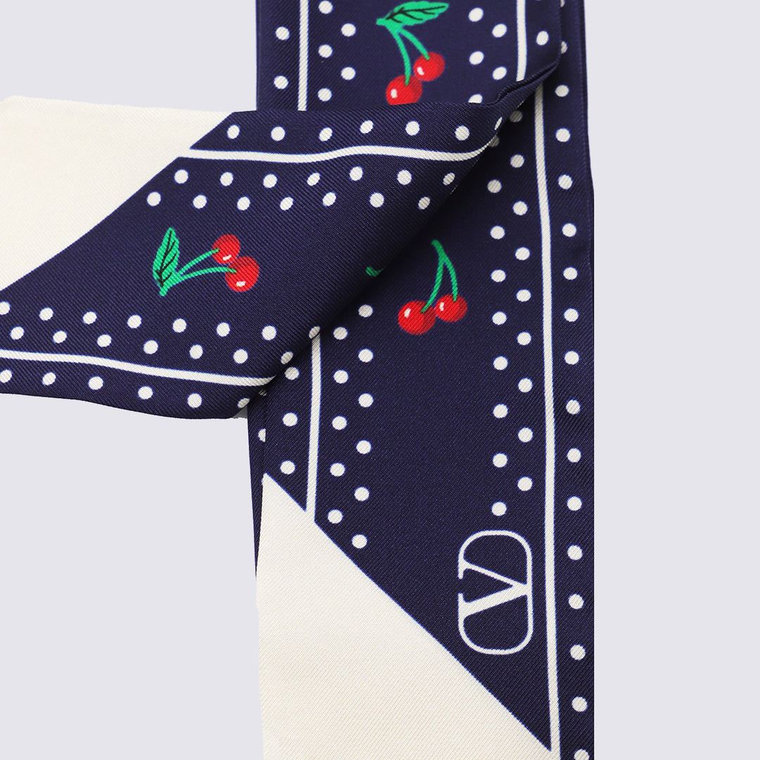 Valentino Garavani Scarfs - BLUE/ROSSO/VERDE/BIANCO | 5cde703c64001f0b10e4843e40522ace90445d01