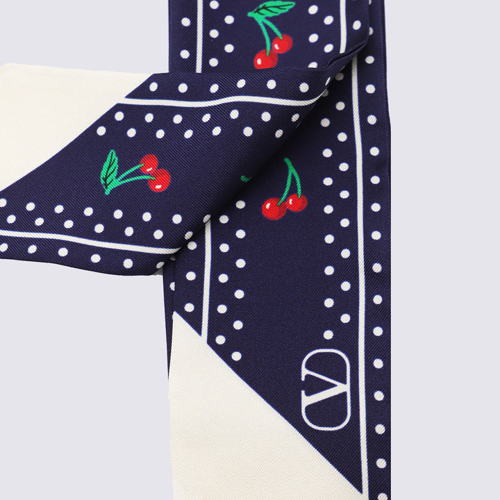 Valentino Garavani Scarfs - BLUE/ROSSO/VERDE/BIANCO | 5cde703c64001f0b10e4843e40522ace90445d01