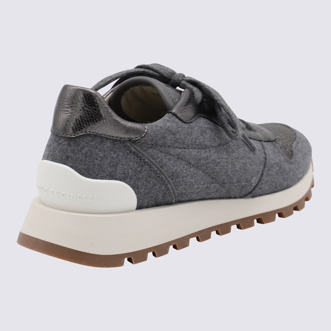 Brunello Cucinelli Sneakers - Grigio medio | 199ed86418b7b2deb364d3a4757fc11ac83fd049