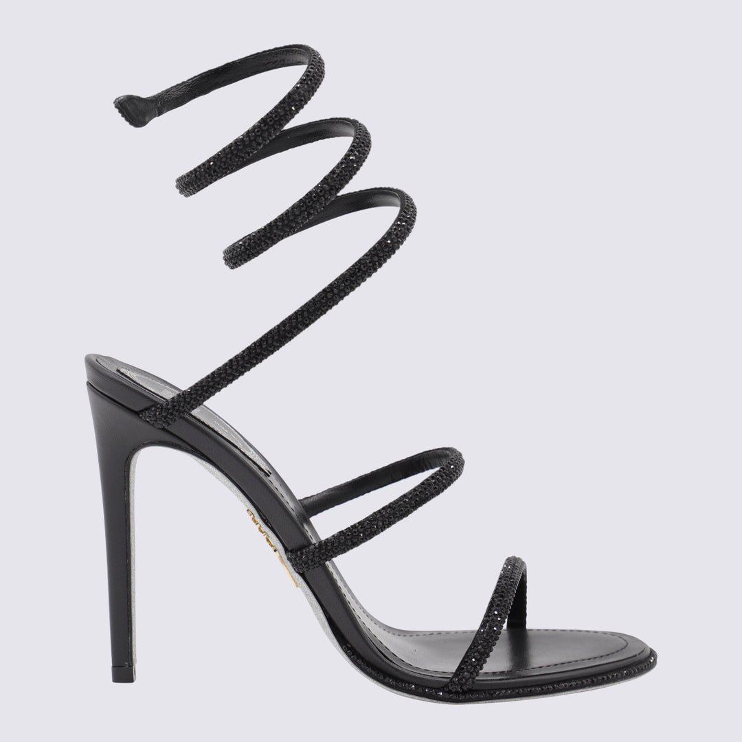René Caovilla Sandals - Blacks and greys | eff59999d6711574b216c95f5180054c5a9cd118