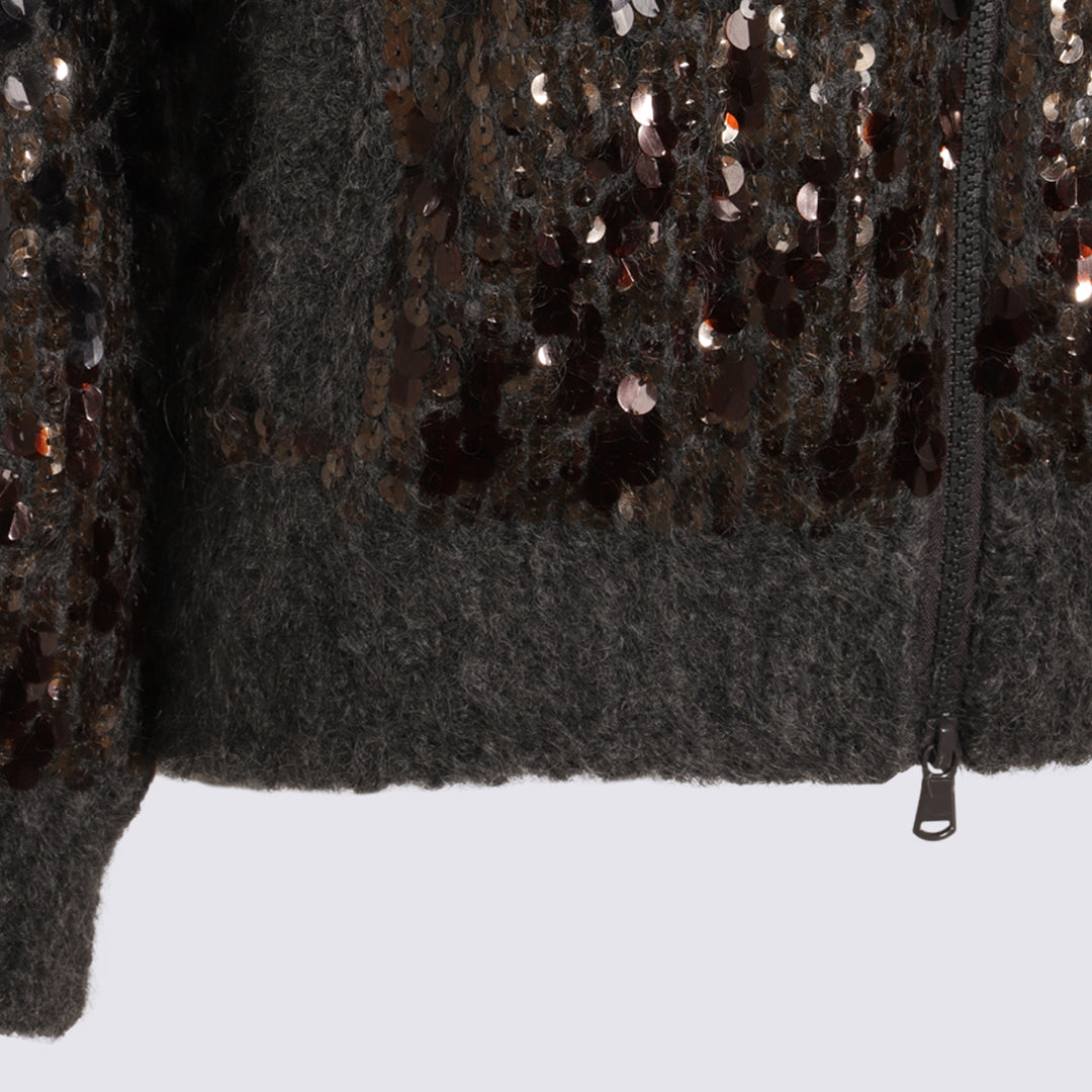 Brunello Cucinelli Sweaters - Blacks and greys | 9c9578d2e1e8be28233642dfb268f8ff0d2781fe