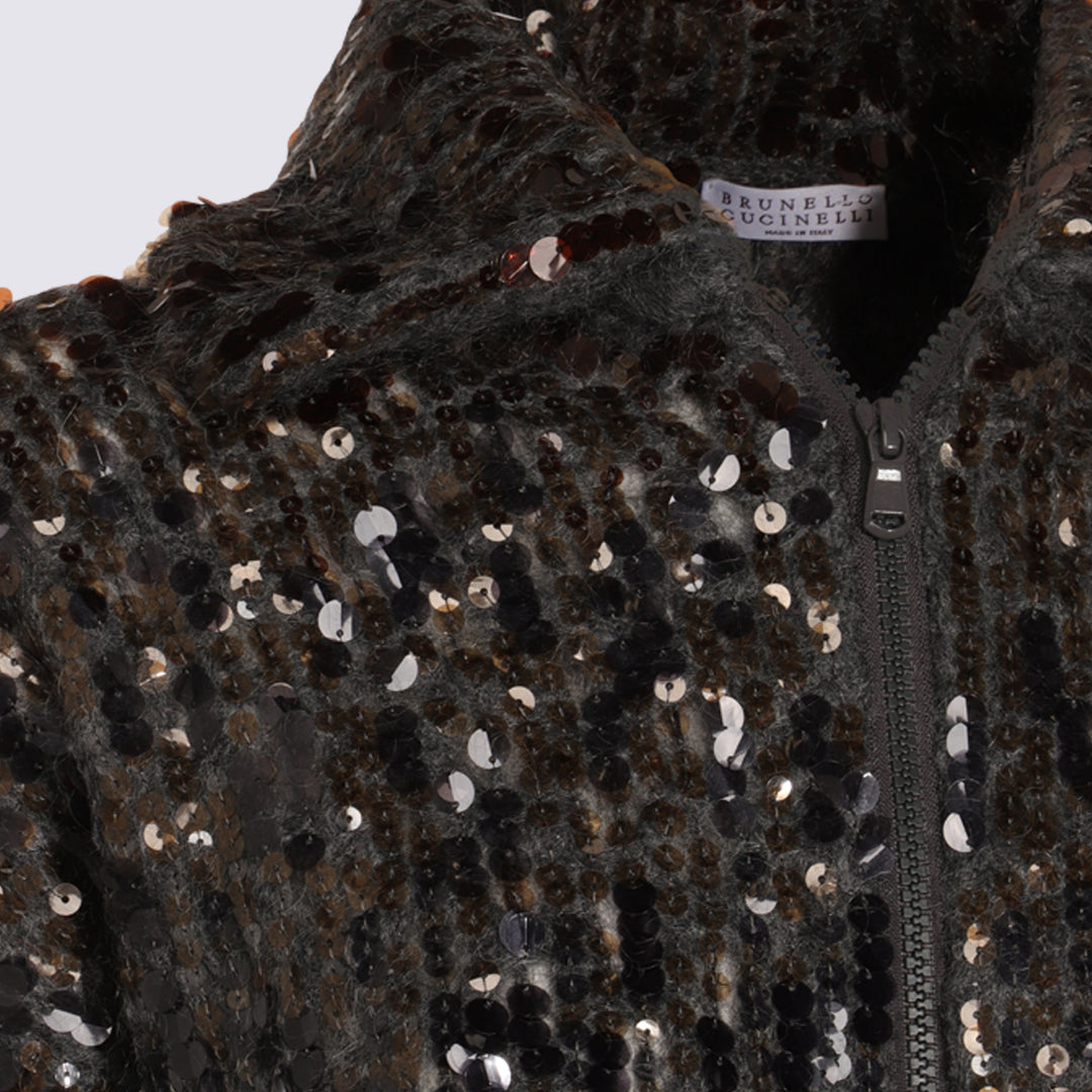 Brunello Cucinelli Sweaters - Blacks and greys | aebaf6b592a8c8717741e31b8cb6f25eba813328