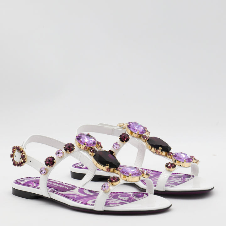 Dolce & Gabbana Sandals - MAIOLICA VIOLA | b5a5aa4351dd2e42935e6486f692aa6132ab7d12
