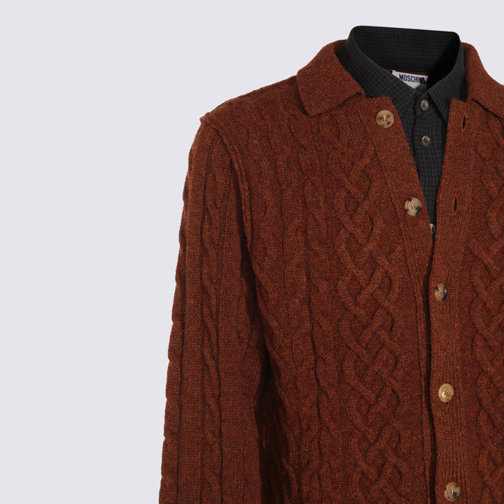 Moschino Sweaters - Brown | 500ae172847f10835b72aae5d10695da3b6640ce
