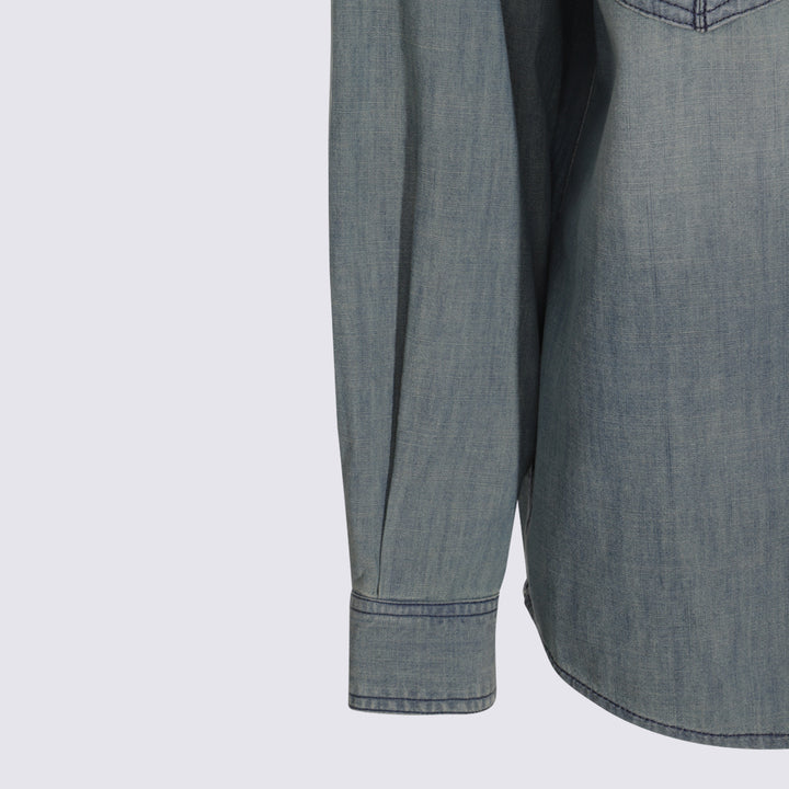 Marant Etoile Shirts - Blue and green | 33243a74c31f6d76e8a832468fd7d5c72ce8d6bb