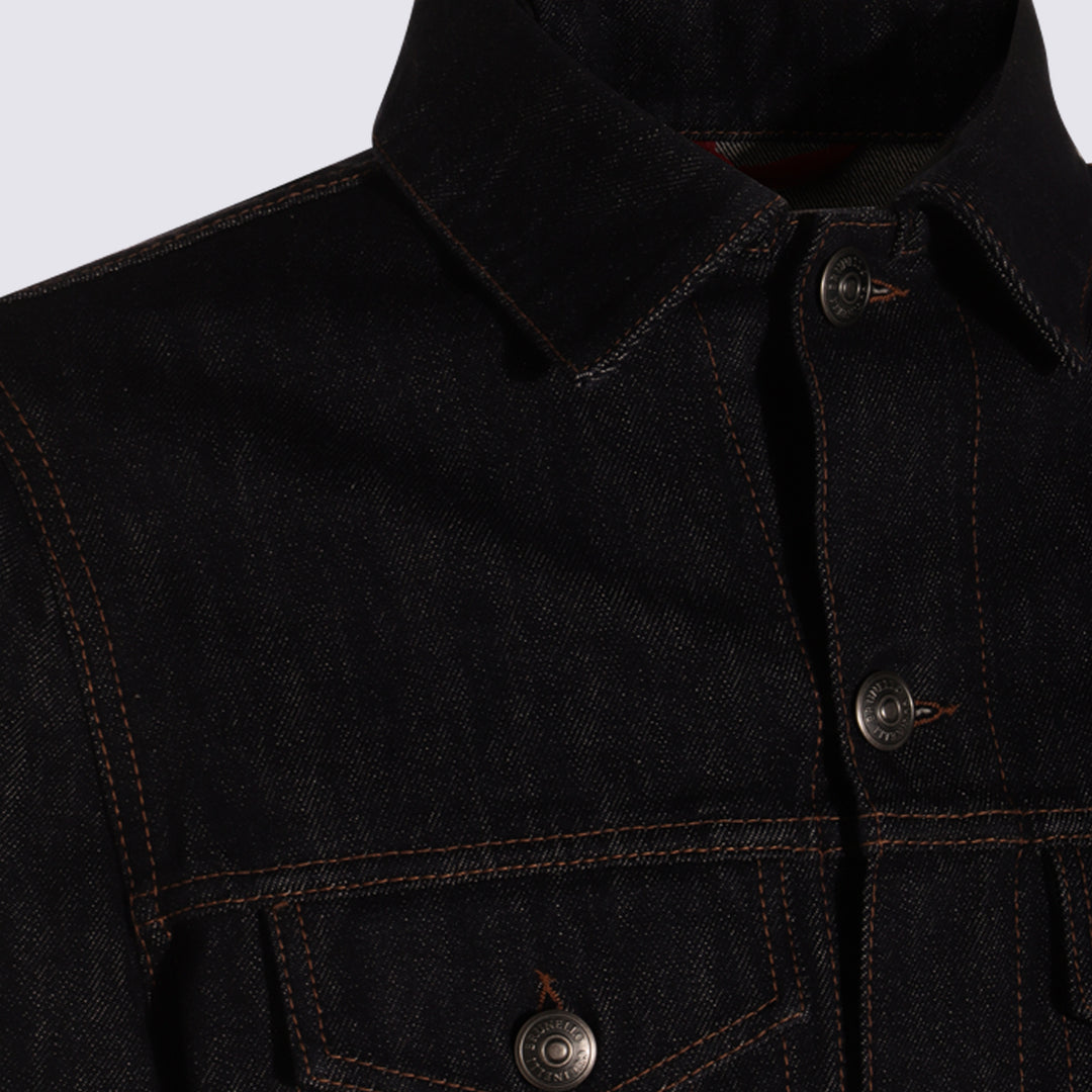 Brunello Cucinelli Jackets - Blue and green | f1d399e10976fa27a50fafdd881968be2aed2645