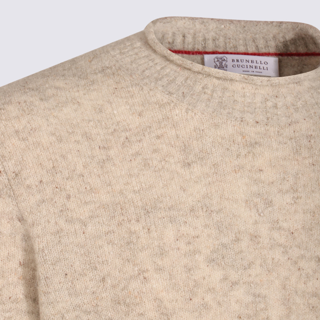 Brunello Cucinelli Sweaters - Light and natural | f1fb7659d6c56c339a7490e092094c7814231c3a