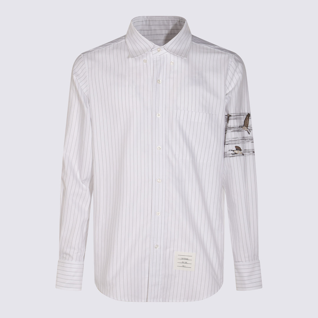 Thom Browne Shirts - MED GREY | 0204fcc89fc8ae341a9853bba7939be38560b70e