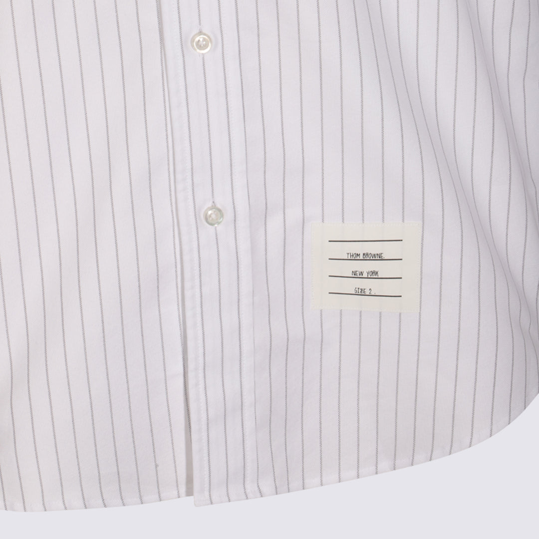 Thom Browne Shirts - MED GREY | 7aa5b607eddd02a175806cf8c0e3727071274c3a