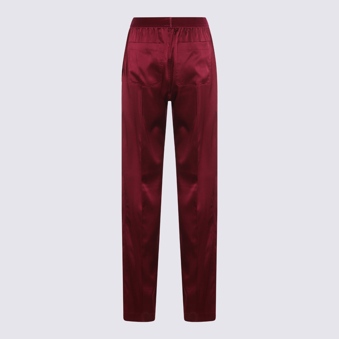 Tom Ford Trousers - DEEP PLUM | 9d00564a9ef53d060ab76765af0c050e6d3ab431