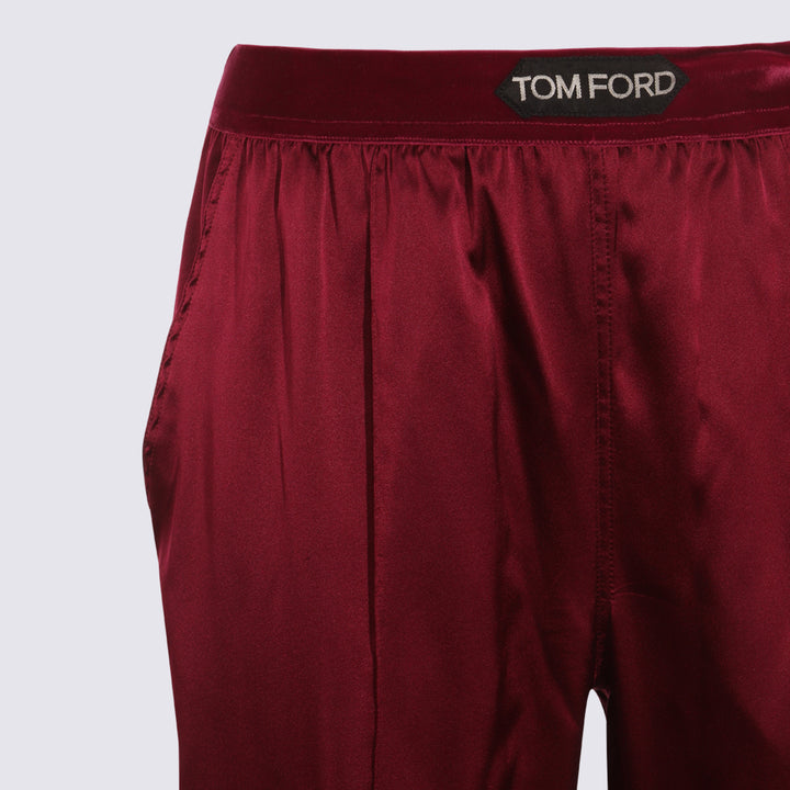 Tom Ford Trousers - DEEP PLUM | f41b7034e25dd4685384cf0e70a9954fc44ca791