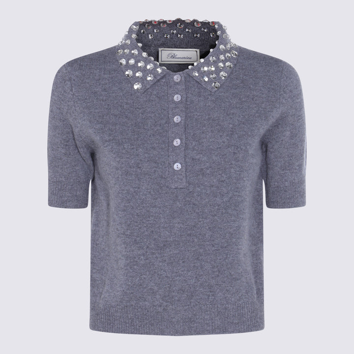 Blumarine T-shirts and Polos - GREY EXCALIBUR | e0944db783c8064432af550f01d2ae4598c65cbf