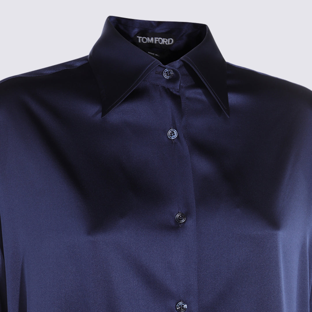 Tom Ford Shirts - Blue and green | 06a750b2924c10ea32b2cb2b010822ca40304f4e