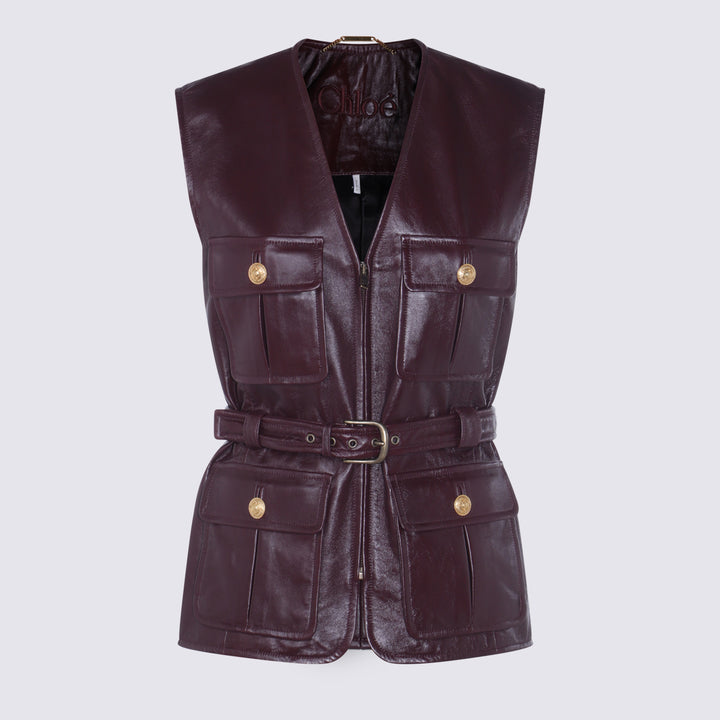 Chloè Jackets - CRAFTY BROWN | f121757f3e62754f12dd766621b0426ebeefe047