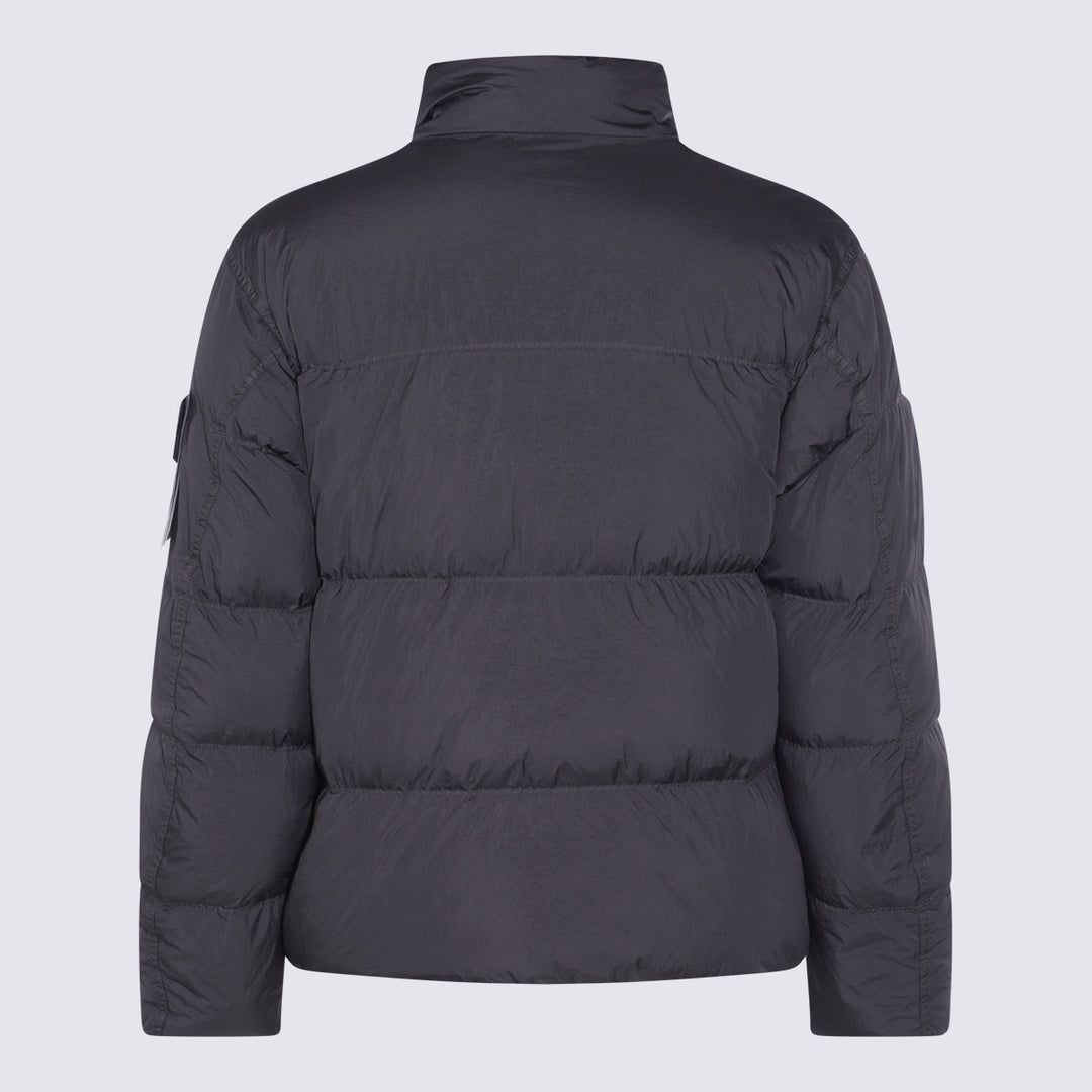 Stone Island Coats - LEAD GREY | f34b5df720f654049e1bcecbc44b2982945ccb11