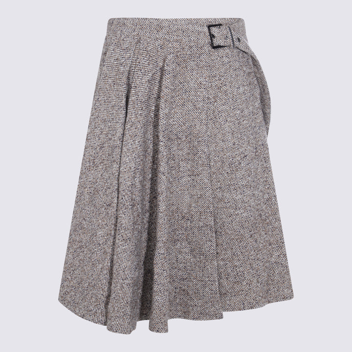 Brunello Cucinelli Skirts - OCRA/PANAMA/NERO | 3fa6b4a4c53396df97f8aab781ea05ff9260d440