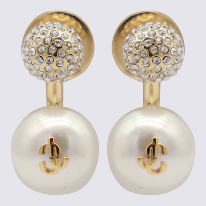 Jimmy Choo Bijoux - GOLD/WHITE/CRYSTAL | 29f664d54d8faafb052d6e3b902d2f18789a3584