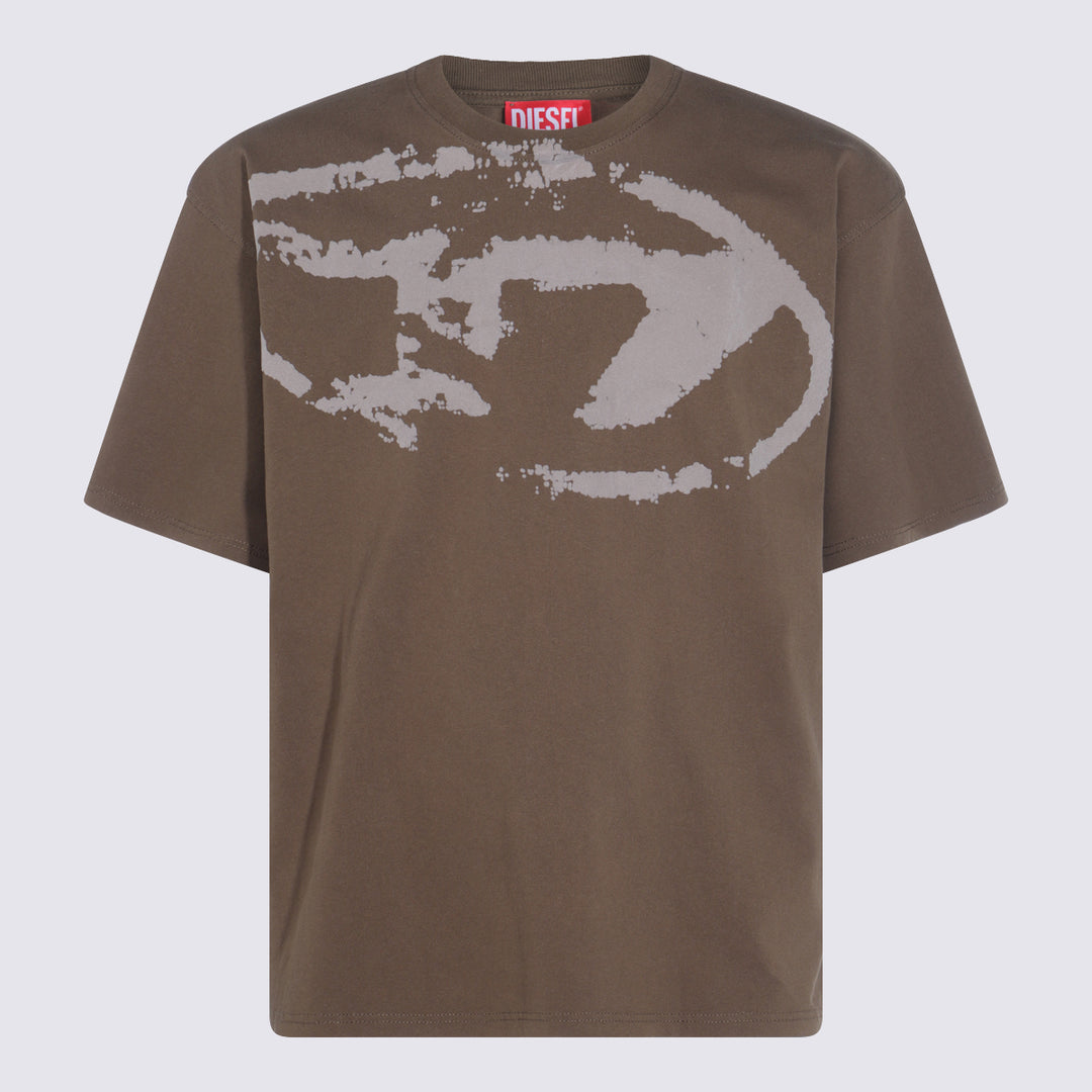 Diesel T-shirts and Polos - Khaki | d863ea1ce00c18aa96ee804d8b0c7733b8d1305e