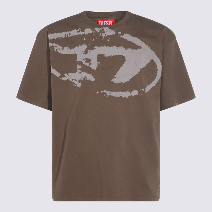 Diesel T-shirts and Polos - Khaki | d863ea1ce00c18aa96ee804d8b0c7733b8d1305e