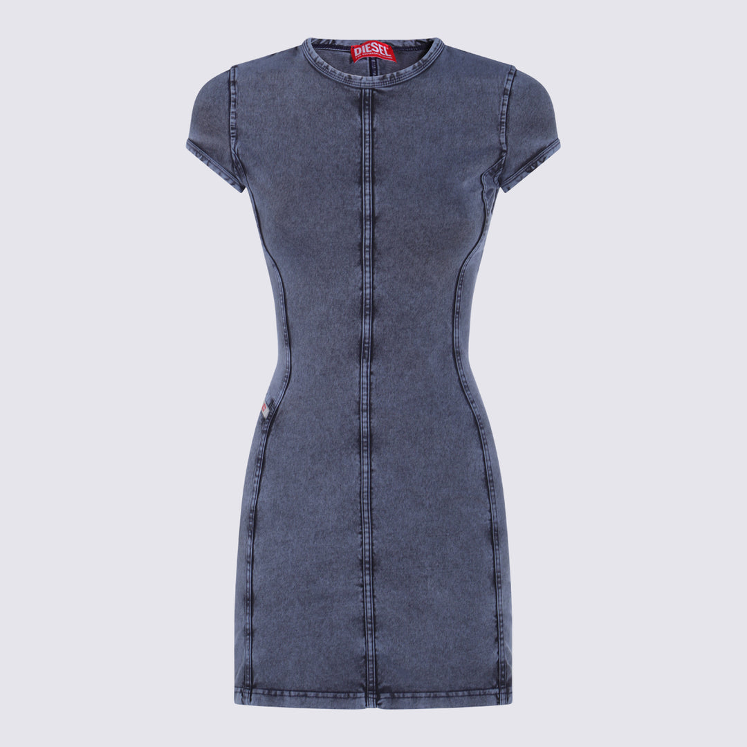 Diesel Dresses - Blue and green | f79e31e322fffd902c8bbd6492b5d3cd74469c37