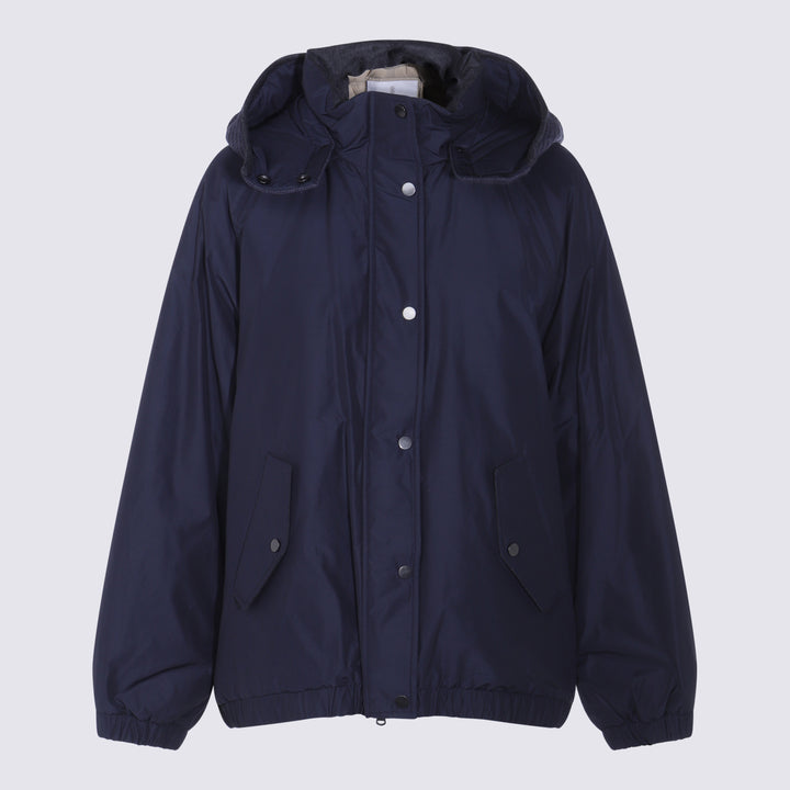 Brunello Cucinelli Coats - BLU PROFONDO | c038bc3c763120ae15a706d5587c701920e36444