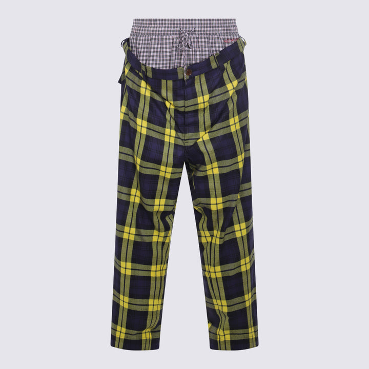 Vivienne Westwood Trousers - NAVY/YELLOW | 74956cdb4d6e18486124f12eddb756beb9fa078d