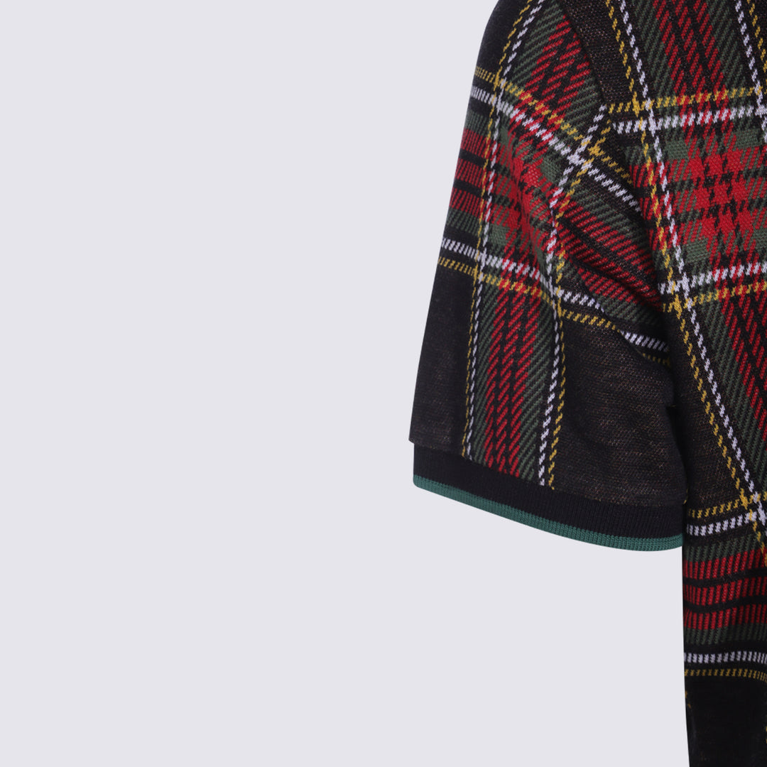 Vivienne Westwood T-shirts and Polos - RED/GREEN TARTAN | 7de668737339fb87b57e19ac01224beabf3c68b8