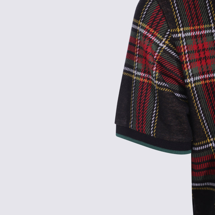 Vivienne Westwood T-shirts and Polos - RED/GREEN TARTAN | 7de668737339fb87b57e19ac01224beabf3c68b8