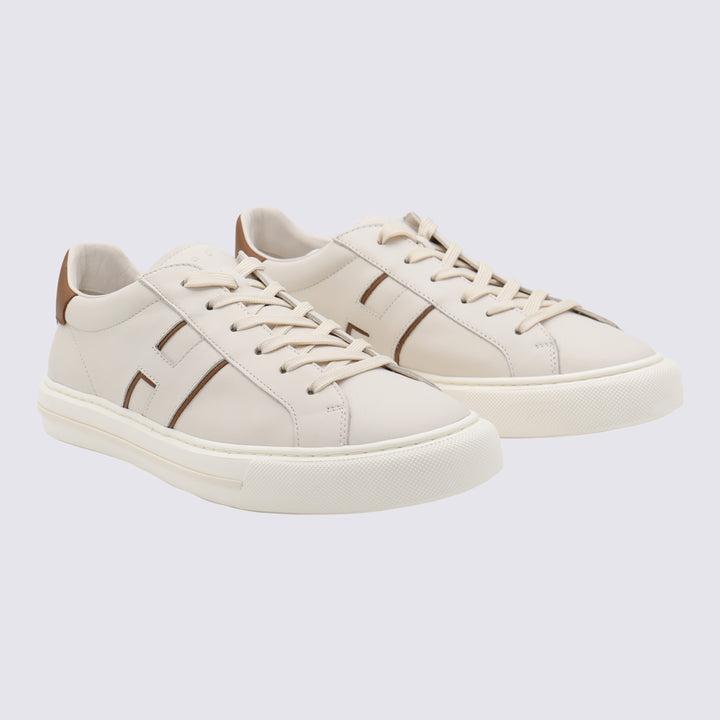 Hogan Sneakers - WHITE-COGNAC | deebc6324d93cd428d53c88be4f48e20a7b178db